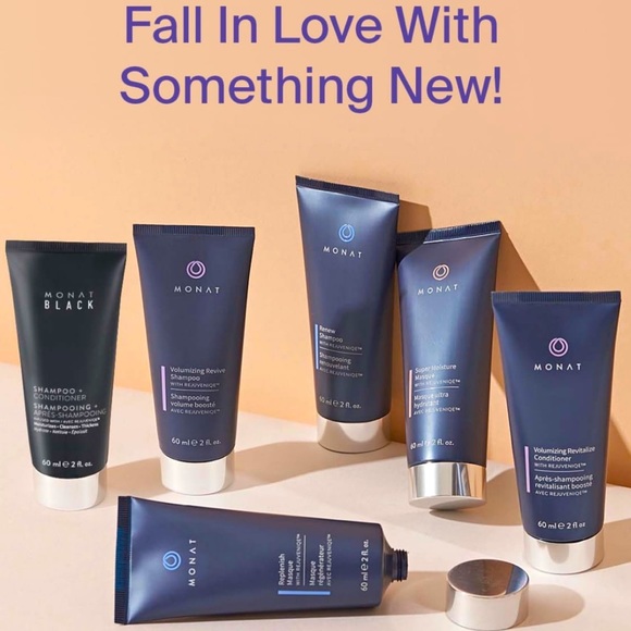 Monat Super Moisture Mask & Monat Volumizing Revive Shampoo | Trial size - Picture 2 of 2